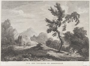 Vista de Birmingham, ca. 1755., c. 1755. de Peter Paul Benazech
