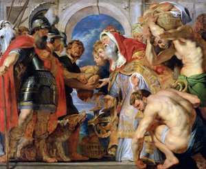 Abraão e Melquisedeque de Peter Paul Rubens