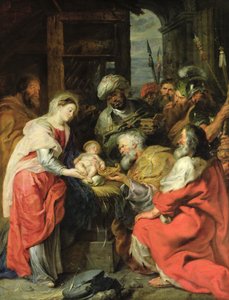 Adoração dos Magos, 1626-29 (tela a óleo) de Peter Paul Rubens