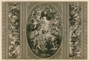 Teto da Casa de Banquetes em Whitehall de Peter Paul Rubens