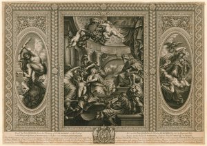 Teto da Casa de Banquetes em Whitehall de Peter Paul Rubens
