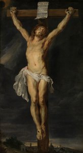 Cristo na Cruz (óleo sobre tela) de Peter Paul Rubens