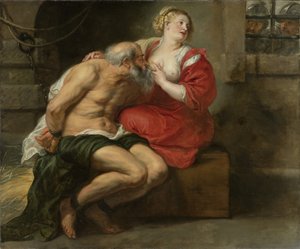 Cimon e Pero, c.1630 de Peter Paul Rubens