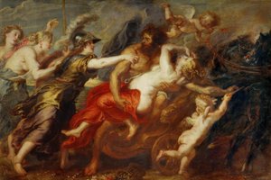 O assalto a Proserpina de Peter Paul Rubens