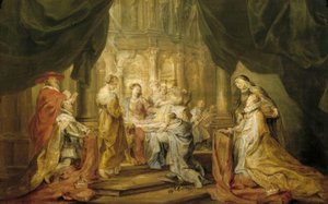 O hl. Ildefonso recebe a vestimenta de Peter Paul Rubens