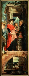 Descida da Cruz, painel esquerdo: Visitação (pintura) de Peter Paul Rubens