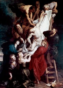 Descida da Cruz, c1612-1614 de Peter Paul Rubens