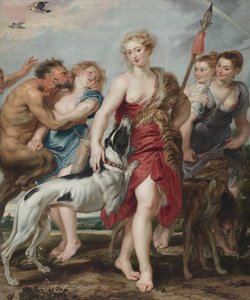 Diana e suas ninfas partindo para a caça, c.1615 de Peter Paul Rubens