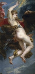 O seqüestro dos Ganymedes. 1636-38 de Peter Paul Rubens