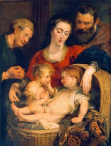 A sagrada família de Peter Paul Rubens