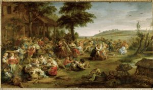 Parque de diversões Flandres de Peter Paul Rubens