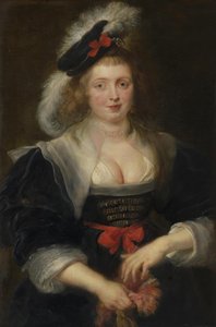 Helene Fourment, a calçar uma luva de Peter Paul Rubens