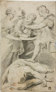 Herodias Recebendo a Cabeça de São João Batista de Peter Paul Rubens