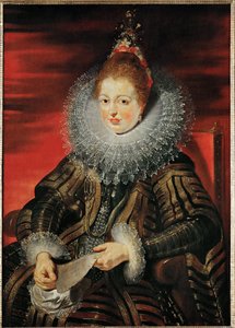 Infanta Isabella Clara Eugenia, c.1613-15 (óleo sobre madeira) de Peter Paul Rubens