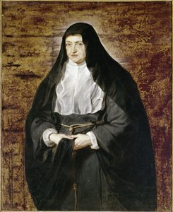 Infante Isabel de Espanha vestida como religiosa da Ordem das Clarissas (óleo sobre tela) de Peter Paul Rubens