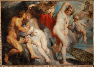 Ixion, rei dos Lapiths, enganado por Juno (pintura sobre tela) de Peter Paul Rubens