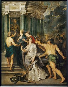 A conclusão da paz (pintura sobre tela) de Peter Paul Rubens