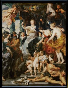 A felicidade da Regência de Peter Paul Rubens