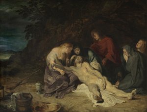 Lamentação sobre o Cristo Morto com São João e as Santas Mulheres de Peter Paul Rubens