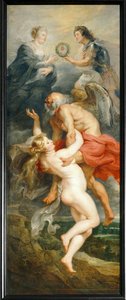 Le Triomphe de la verite, ou La parfaite et sincère union de la reine-mère et de son fils ... de Peter Paul Rubens