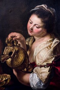 Lot e as suas filhas, ca. 1610 (Óleo sobre tela) de Peter Paul Rubens