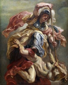 Minerva como Sabedoria Conquistando Sedição, Entre 1632 e 1634. de Peter Paul Rubens
