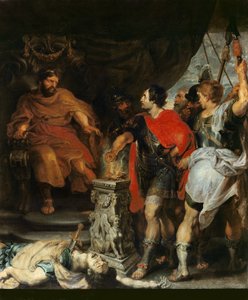 Scaevola antes de Lars Porsena, c.1618-20 de Peter Paul Rubens