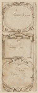 Molduras ornamentais (verso da Criação dos Animais), c. 1610 de Peter Paul Rubens