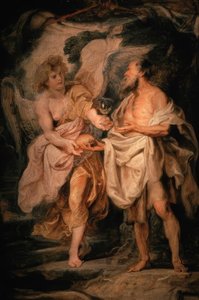 PPRubens, Elias e o anjo de Peter Paul Rubens