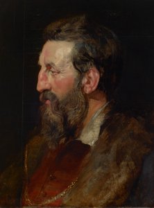 Retrato de um Homem, c.1615 (óleo sobre painel) de Peter Paul Rubens