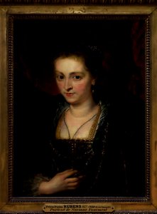 Retrato de uma mulher. Retrato de Suzanna Fourment de Peter Paul Rubens