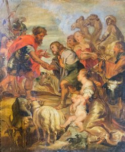 Reconciliação de Esaú e Jacob de Peter Paul Rubens