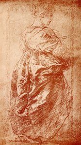 Robe estuda para uma senhora de Peter Paul Rubens