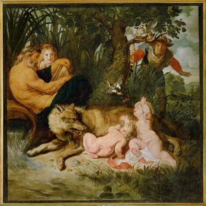 Rómulo e Remo (pintura sobre tela) de Peter Paul Rubens