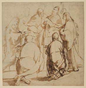Estudos para a Apresentação no Templo de Peter Paul Rubens