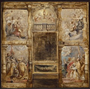 A Adoração da Eucaristia, c.1626 de Peter Paul Rubens