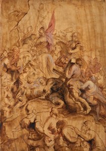 A Subida ao Calvário. O Carregamento da Cruz de Peter Paul Rubens