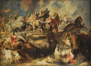 A Batalha das Amazonas de Peter Paul Rubens