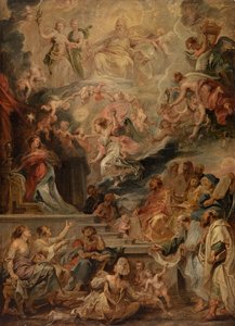 A Encarnação como Cumprimento de Todas as Profecias de Peter Paul Rubens