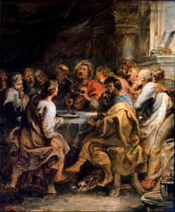 A Última Ceia, c1630-1631. de Peter Paul Rubens
