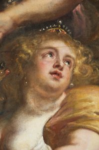 The Rubens Ceiling, Banqueting House, Whitehall, c.1629-34 (óleo sobre tela) de Peter Paul Rubens