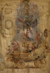 A Carruagem Triunfal de Kallo, 1638. de Peter Paul Rubens