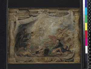 A vitória da Eucaristia sobre a heresia, c.1625-26 de Peter Paul Rubens