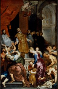 Os milagres de Santo Inácio de Loyola. Pintura de Pierre Paul (Pierre-Paul) Rubens (ou Peter Paul ou Petrus Paulus) (1577-1640). de Peter Paul Rubens