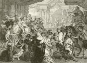 O estupro dos sabinos de Peter Paul Rubens