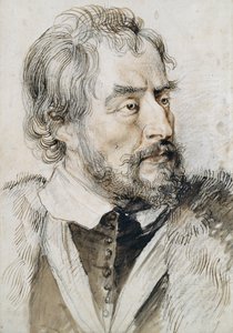 Thomas Howard (1585-1646) 2º Conde de Arundel (lápis, caneta e tinta e papel) de Peter Paul Rubens
