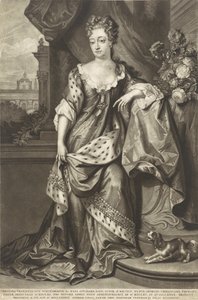 Cristina Carlota de Württemberg 1645-1699, Princesa da Frísia Oriental, ca 1699. de Peter Schenk