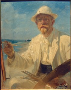 Auto-retrato do artista de Peder Severin Krøyer