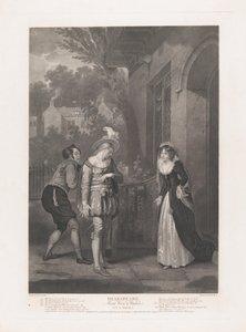 Anne Page, Slender and Shallow Shakespeare, Merry Wives of..., publicado pela primeira vez em 1792, reeditado em 1852.
