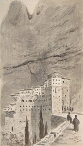 Mosteiro de Mega Spileon, Grécia, 1896. de Peter Toft